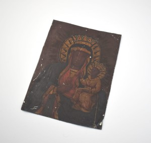 XIX w. - MATKA BOSKA CZĘSTOCHOWSKA NA BLASZCE