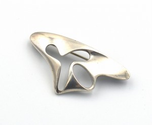 SREBRNA BROSZA GEORG JENSEN