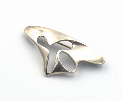 SREBRNA BROSZA GEORG JENSEN