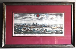 GDAŃSK- 1652r. PANORAMA, MIEDZIORYT