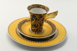 ROSENTHAL-BAROCCO, TRIO-FILIŻANKA I TALERZYKI