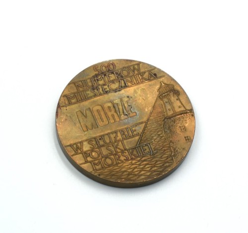 PRL - MEDAL 500 NUMERÓW MORZE 1972