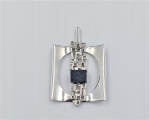 MODERN- WISIOR SREBRO- LAPIS LAZULI